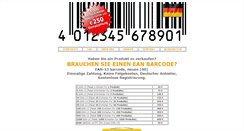 Desktop Screenshot of deutschestrichcodes.com