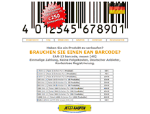 Tablet Screenshot of deutschestrichcodes.com